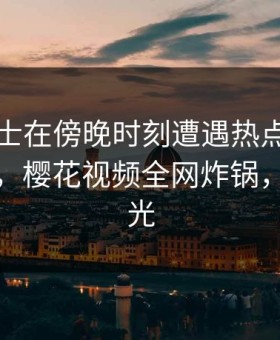 业内人士在傍晚时刻遭遇热点事件真相大白，樱花视频全网炸锅，详情曝光