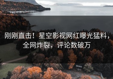 刚刚直击！星空影视网红曝光猛料，全网炸裂，评论数破万