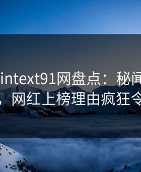 ```plaintext91网盘点：秘闻10个惊人真相，网红上榜理由疯狂令人揭秘